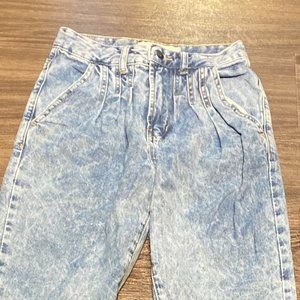 Garage Denim High Rise Mom Jeans, Size 00